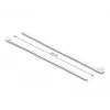 DeLOCK Opakovane použiteľné sťahovacie pásky, 200 x 4.8 mm, biele, 100 ks