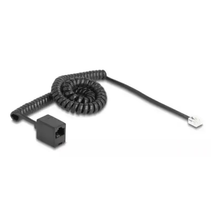 DeLOCK Telefónny kábel 3 m čierny 90064 RJ-11 RJ-45