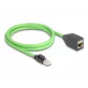 Sieťový kábel DeLOCK 80880 RJ-45 Cat6a 1 m zelený