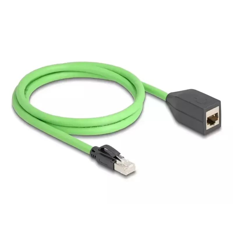 Sieťový kábel DeLOCK 80880 RJ-45 Cat6a 1 m zelený