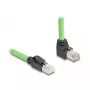 Sieťový kábel DeLOCK 80894 RJ-45 Cat6a 5 m čierny zelený