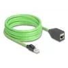 Sieťový kábel DeLOCK 80882 RJ-45 Cat6a 5m zelený
