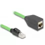 Sieťový kábel DeLOCK 80882 RJ-45 Cat6a 5m zelený