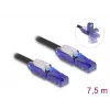 Sieťový kábel DeLOCK 80930 RJ-45 Cat6 7,5 m čierny fialový