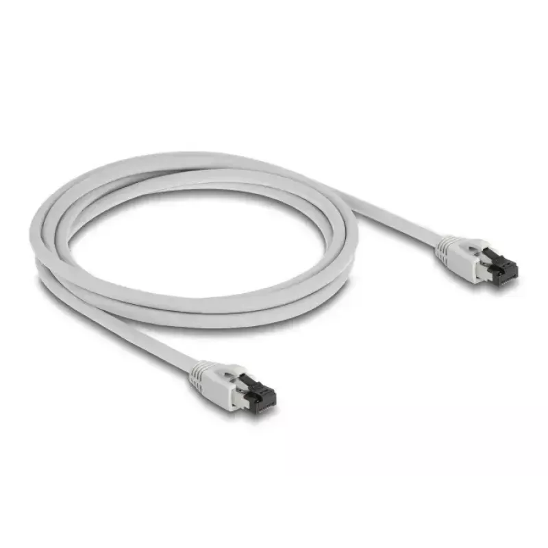 Sieťový kábel DeLOCK 80560 RJ-45 Cat8.1 2 m sivý