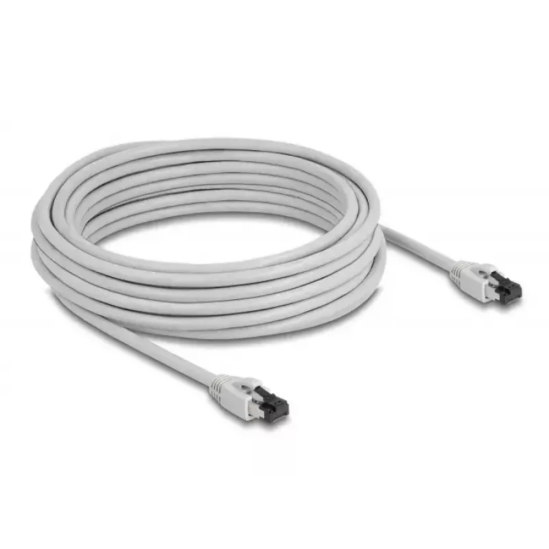 Sieťový kábel DeLOCK 80564 RJ-45 Cat8.1 10 m sivý