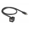 DeLOCK USB kábel 0,5 m USB 2.0 USB A USB C 88056