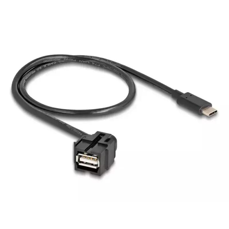 DeLOCK USB kábel 0,5 m USB 2.0 USB A USB C 88056