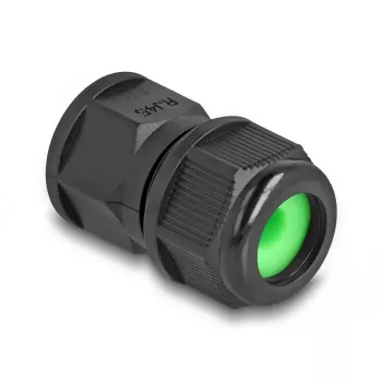 DeLOCK priechodka spojka RJ45 IP67 vodotesná čierna