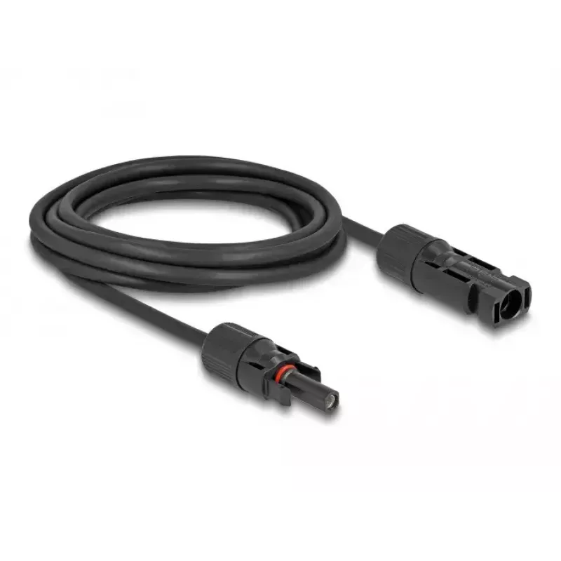 Kábel DeLOCK DL4 solárny kábel 4 mm² konektor samec na konektor samica 3 m čierny