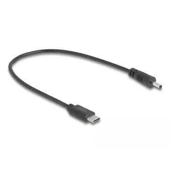 DeLOCK 85403 napájací kábel čierny 0,27 m USB-C DC