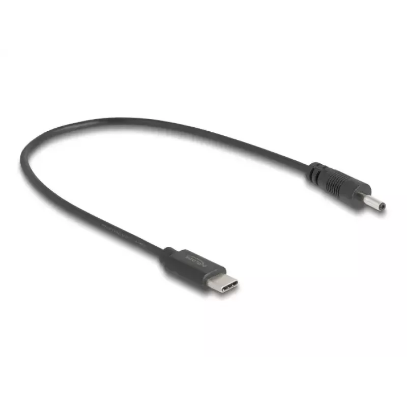 DeLOCK 85403 napájací kábel čierny 0,27 m USB-C DC