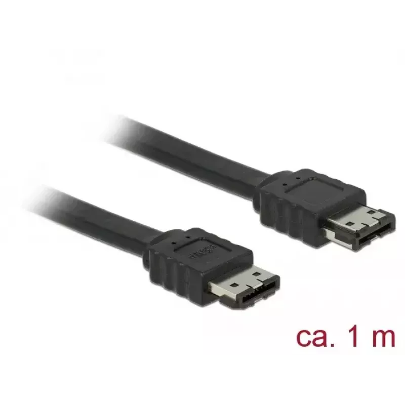 SATA kábel DeLOCK 85640 1 m eSATA čierny