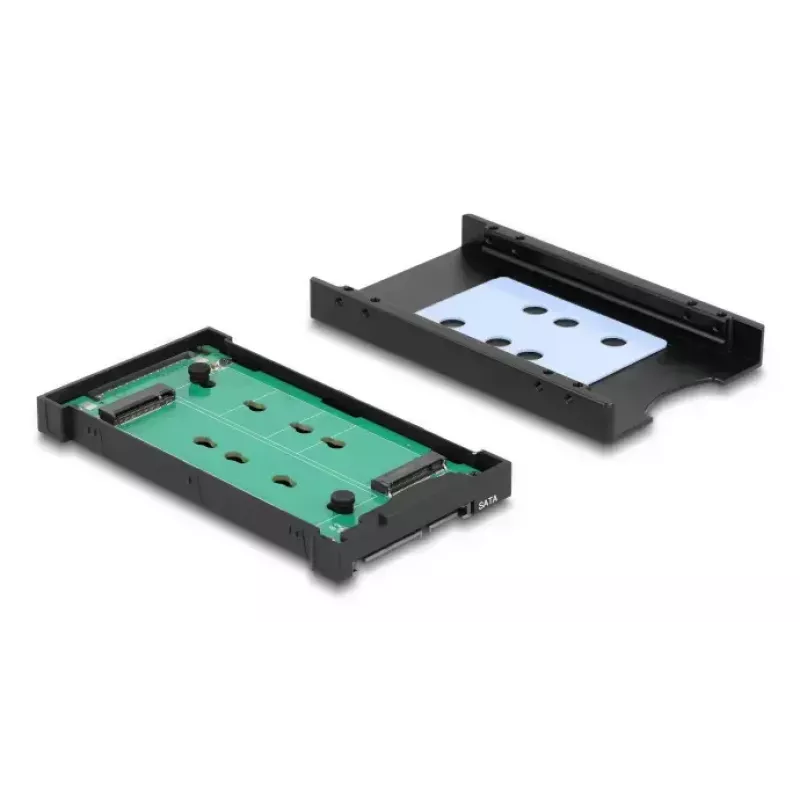 DELOCK rozhranie adaptér U.2 (SFF-8639) na M.2 Key M NVMe SSD, model 64301, čierny, host konektor samec