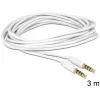 Audio kábel 3,5 mm DeLOCK 83442 3 m biely
