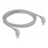 Sieťový kábel DeLOCK 85878 2m Cat6a S/FTP sivý
