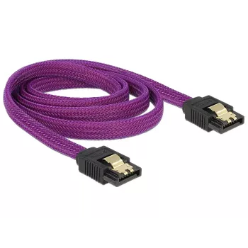 SATA kábel DeLOCK 83692 1 m SATA 7-kolík fialová