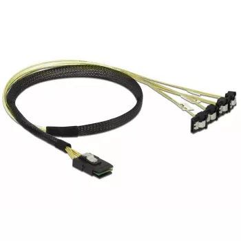 Interný napájací kábel DeLOCK 85686 0,5 m Mini SAS SFF-8087 na 4 SATA