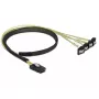 Interný napájací kábel DeLOCK 85686 0,5 m Mini SAS SFF-8087 na 4 SATA