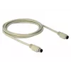 PS/2 kábel DeLOCK 85805 1,8 m 6-kolík Mini-DIN béžový