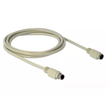 PS/2 kábel DeLOCK 85805 1,8 m 6-kolík Mini-DIN béžový