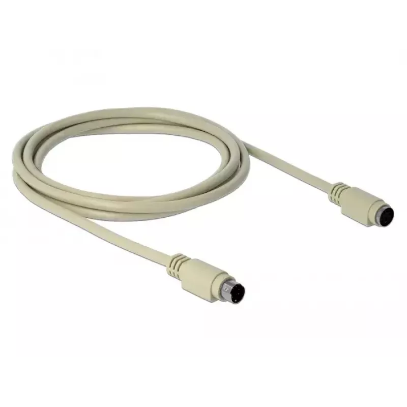 PS/2 kábel DeLOCK 85805 1,8 m 6-kolík Mini-DIN béžový