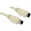 PS/2 kábel DeLOCK 85805 1,8 m 6-kolík Mini-DIN béžový