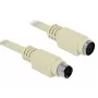 PS/2 kábel DeLOCK 85805 1,8 m 6-kolík Mini-DIN béžový