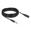 Stereo kábel s jack konektorom predlžovací DELOCK 86766 10 m čierny