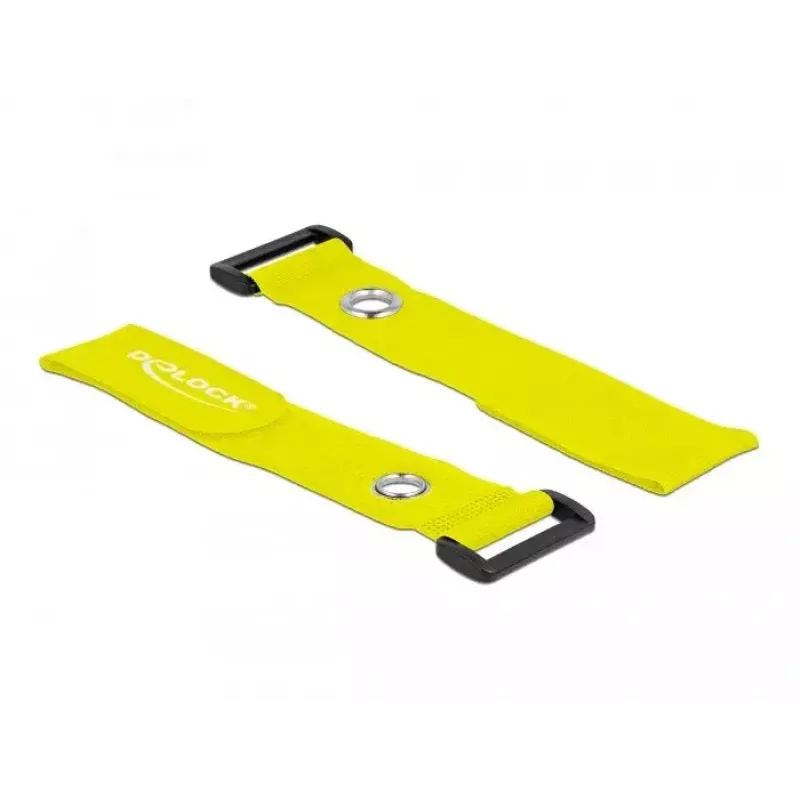 Suchý zips na káble DeLOCK 19552 žltá 280 mm 3 ks