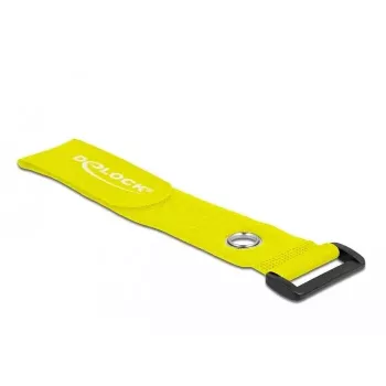 Suchý zips na káble DeLOCK 19552 žltá 280 mm 3 ks