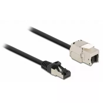 Kábel RJ45 konektor samec na Keystone modul RJ45 konektor samica DeLOCK 87025