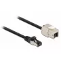 Kábel RJ45 konektor samec na Keystone modul RJ45 konektor samica DeLOCK 87025