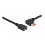 DisplayPort predlžovací kábel DeLOCK 87073 1m 90° vľavo zahnutý
