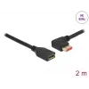 DisplayPort predlžovací kábel DeLOCK 87075 2 m 90° vľavo zahnutý