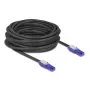 Sieťový kábel DeLOCK 80931 RJ-45 Cat6 10 m čierny fialový