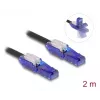 Sieťový kábel DeLOCK 80927 RJ-45 Cat6 2 m čierny fialový