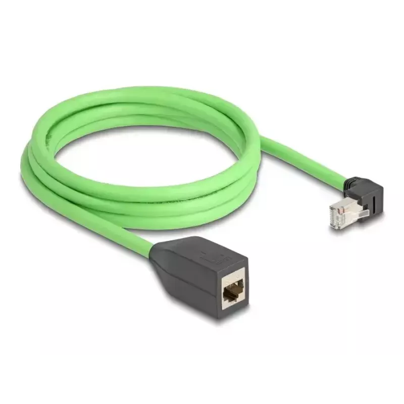 Sieťový kábel DeLOCK 80887 RJ-45 Cat6a 2 m čierny zelený