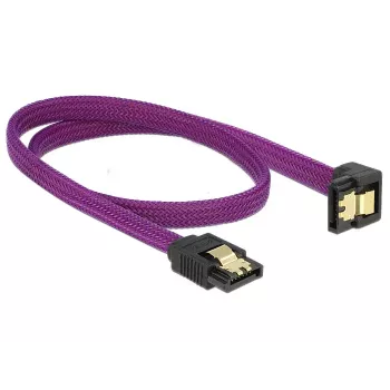 SATA kábel DeLOCK 83696 0,5 m fialový
