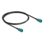 Koaxiálny kábel DELOCK 90678 HSD Z na HSD Z, 1 m, čierny/modrý