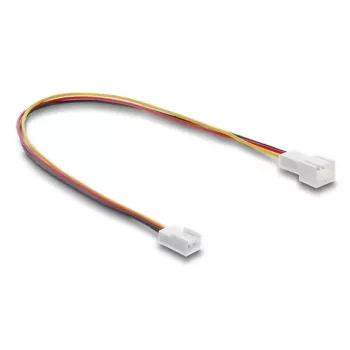 Predlžovací kábel DELOCK 90870 pre počítačové chladiace systémy, PVC, Ø 1,3 mm, čierny/červený/biely/žltý
