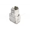 Delock 90938 Modul Keystone RJ45 na LSA Cat.6A, zalomený o 45 stupňov, tienený, vedenie kábla 180 stupňov, bez náradia