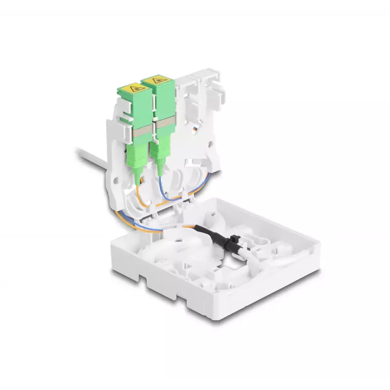 DeLOCK optická zásuvka 2 x SC/APC Simplex 40 m