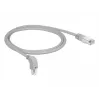 Sieťový kábel DeLOCK 85874 RJ-45 Cat6a 1 m sivý