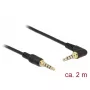 Audio kábel DeLOCK 85613 2 m 3,5 mm čierny