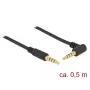 Audio kábel DeLOCK 85607 0,5 m 3,5 mm čierny
