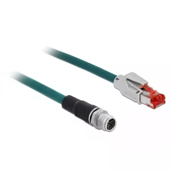 Sieťový kábel DeLOCK 85425 RJ45 Cat6 1 m čierna