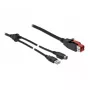 PoweredUSB kábel DeLOCK 85941 24V USB Type-A Mini-DIN 2 m