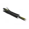 DeLOCK káblová chránička neoprén flexibilná 3 m x 135 mm čierna biela