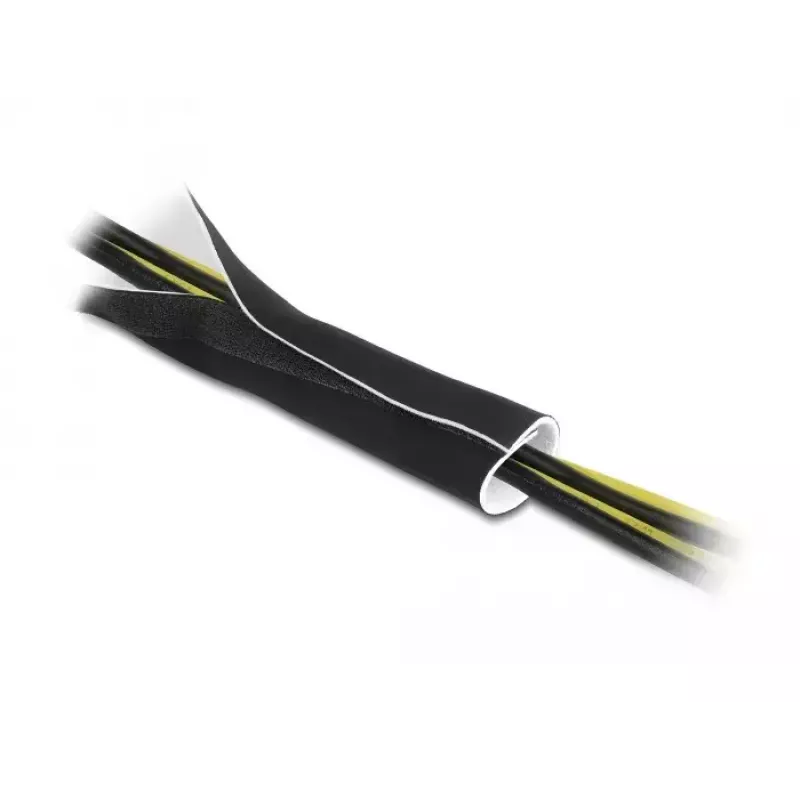 DeLOCK káblová chránička neoprén flexibilná 3 m x 135 mm čierna biela